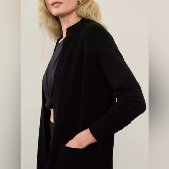 Athleta Spirit Wool Cashmere Wrap // Black - Picture 4 of 9